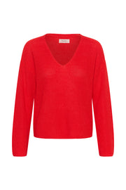 Etronas Pullover in Poppy Red by Part Two