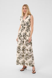 Dittemarie Dress in Beetle Flower Print by Part Two