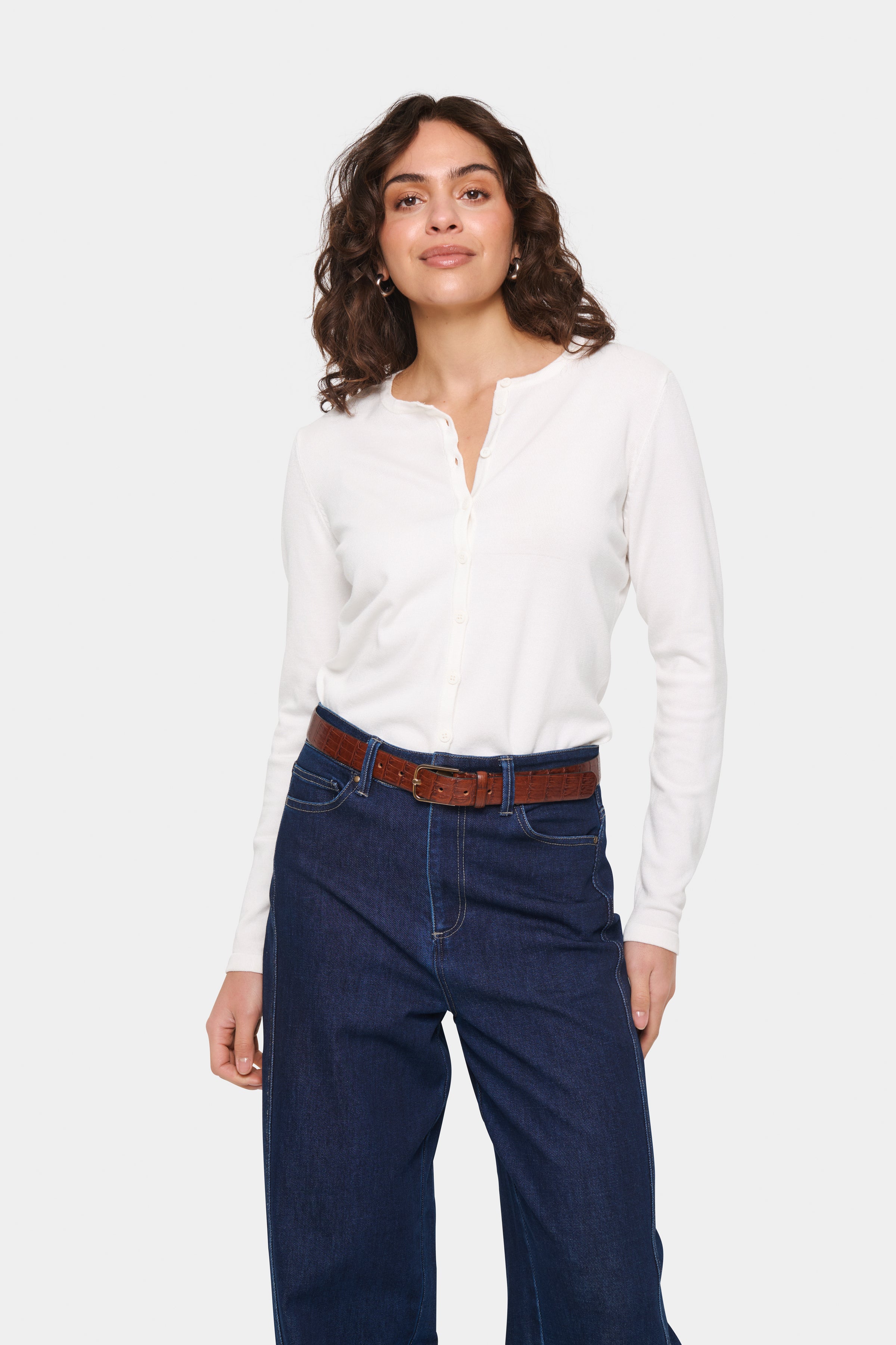 Mila Cardigan in Ice by Saint Tropez