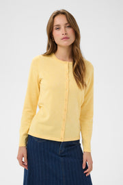 Mila Cardigan in Lemon Drop Melange by Saint Tropez