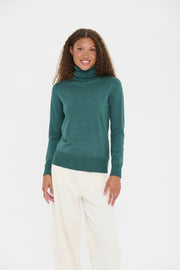 Mila Turtleneck in June Bug Melange by Saint Tropez