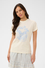 Kuvi T-Shirt in Cerulean by Saint Tropez
