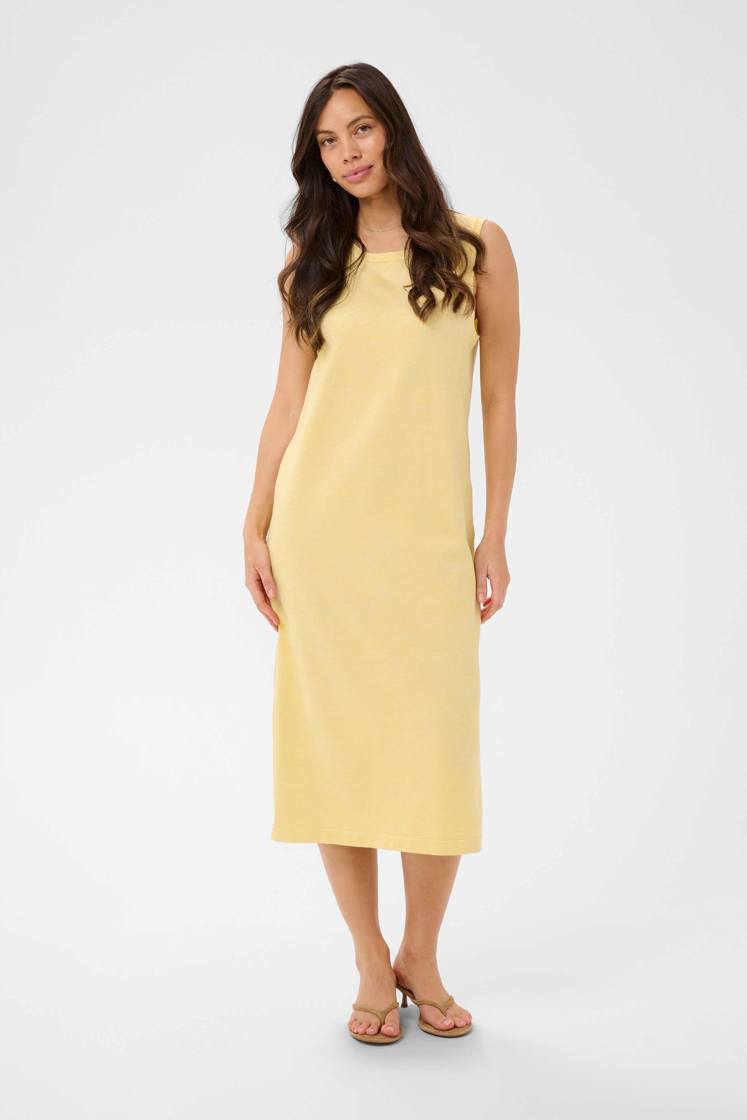 Mila Sleeveless Dress in Pineapple Slice by Saint Tropez