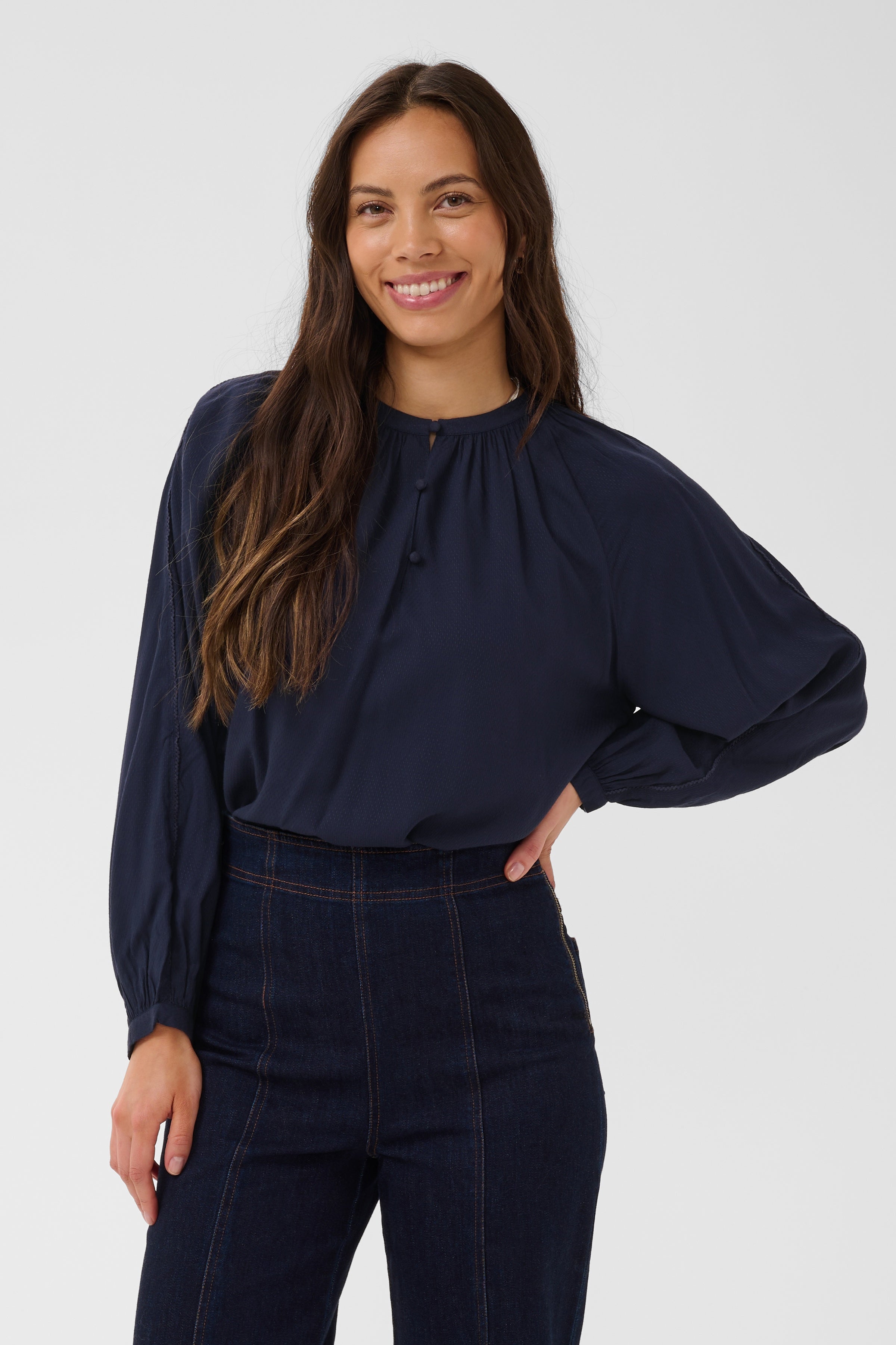 Sabella Blouse in Night Sky by Saint Tropez