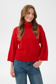 Umina Pullover in True Red by Saint Tropez