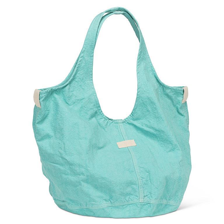 Slouchy Tote Bag in Aqua