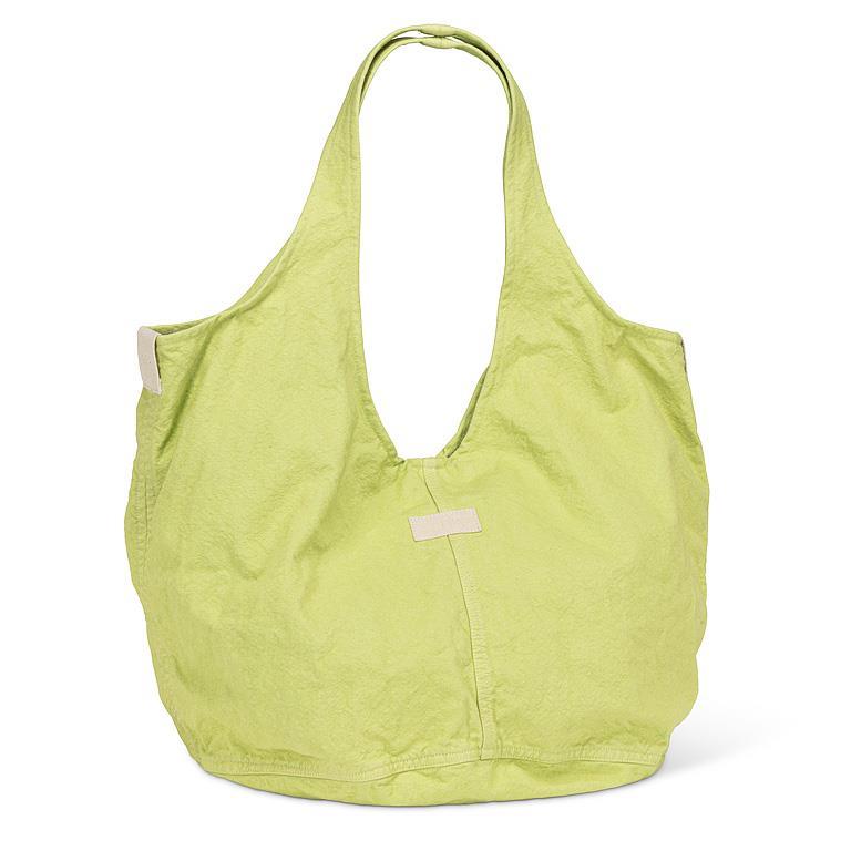 Slouchy Tote Bag in Lime