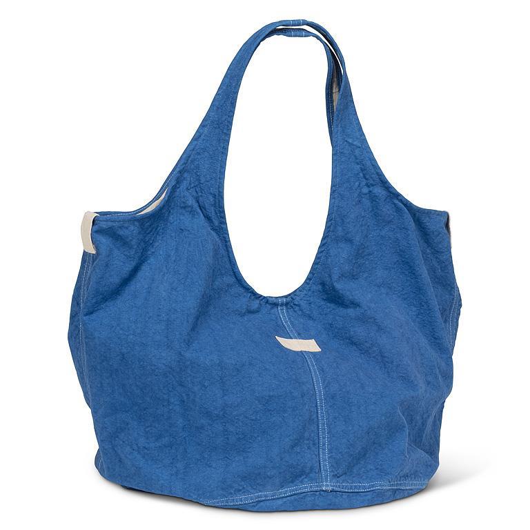 Slouchy Tote in Marine Blue