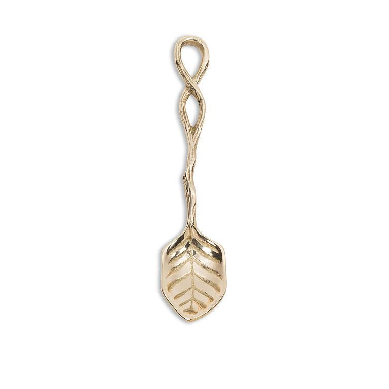 Gold Leaf Shaped Spoon