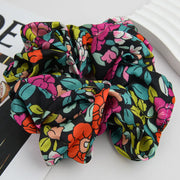 Vintage Floral Soft Scrunchie - B