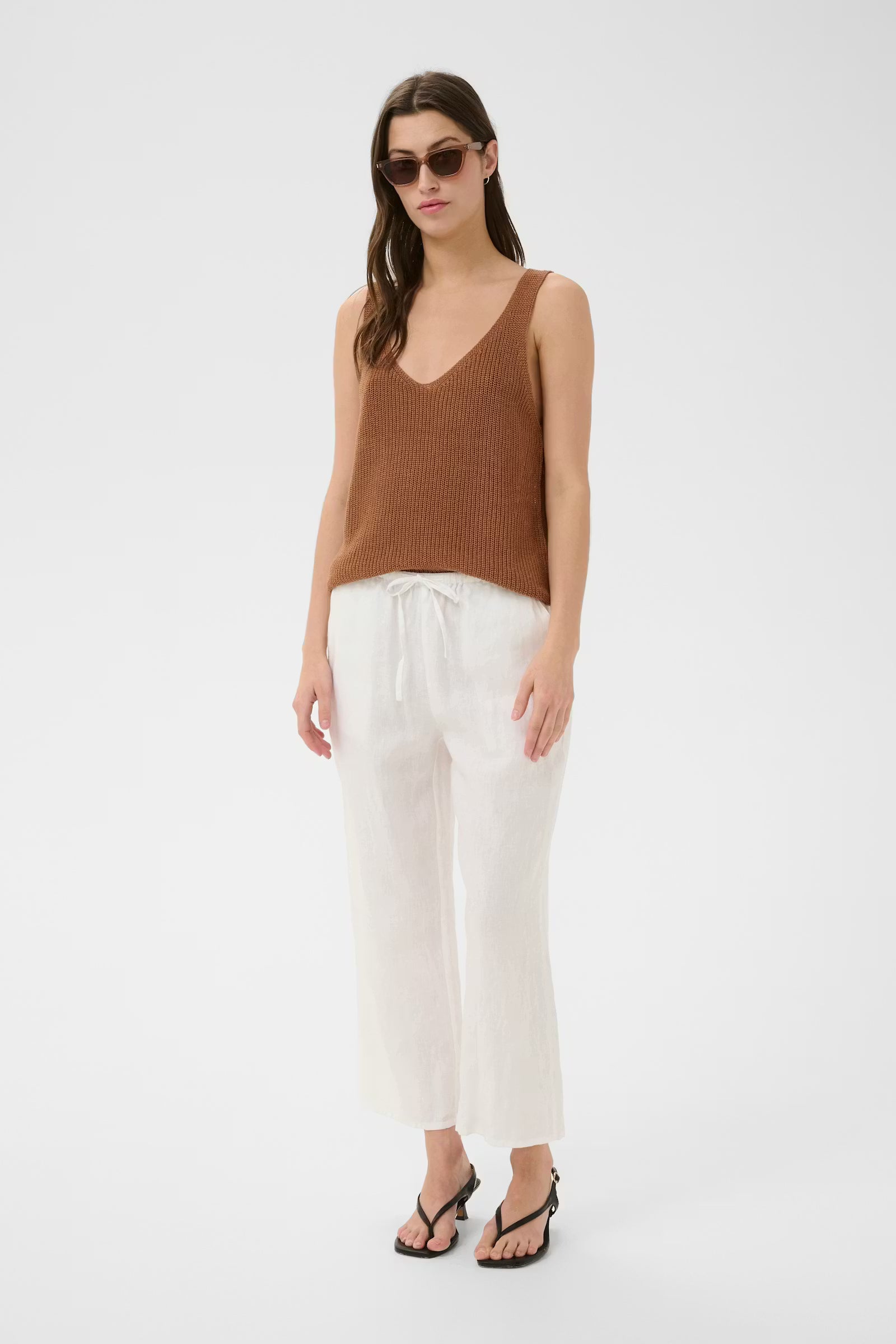 Berita Pant in Bright White by Part Two