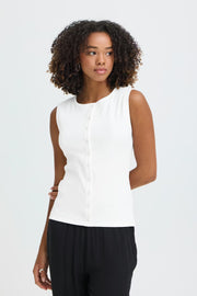 Palma Top in Cloud Dancer by ICHI