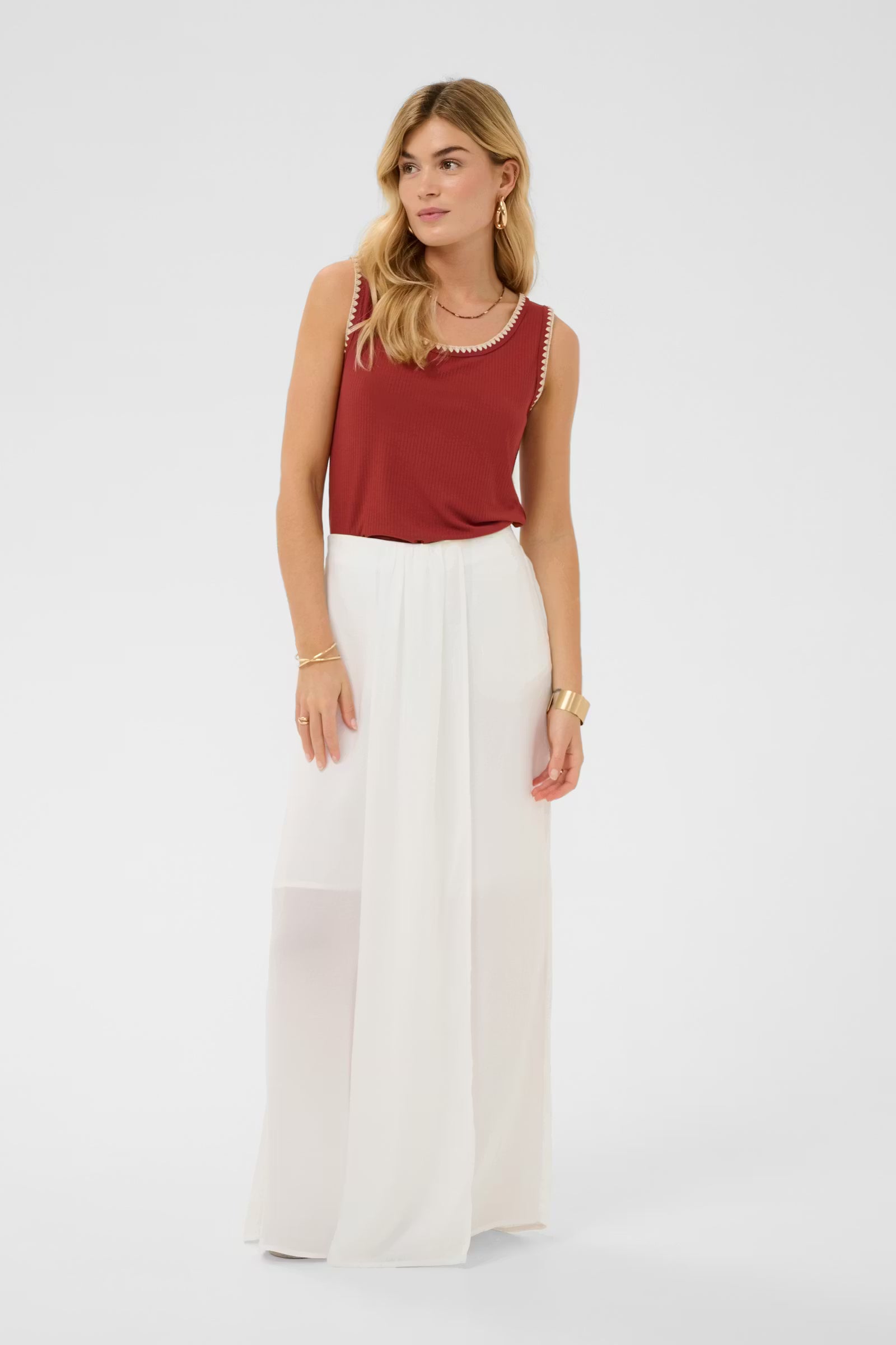 Ronja Pants in Snow White by Cream