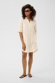 Berrit Dress in Neutral Stripe by Part Two
