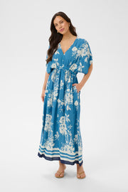 Rasheda Dress in Vallarta Blue Flow by Saint Tropez