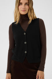 Sylva Vest in Black by Part Two