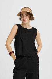 Falakka ONeck Top in Black by b.young
