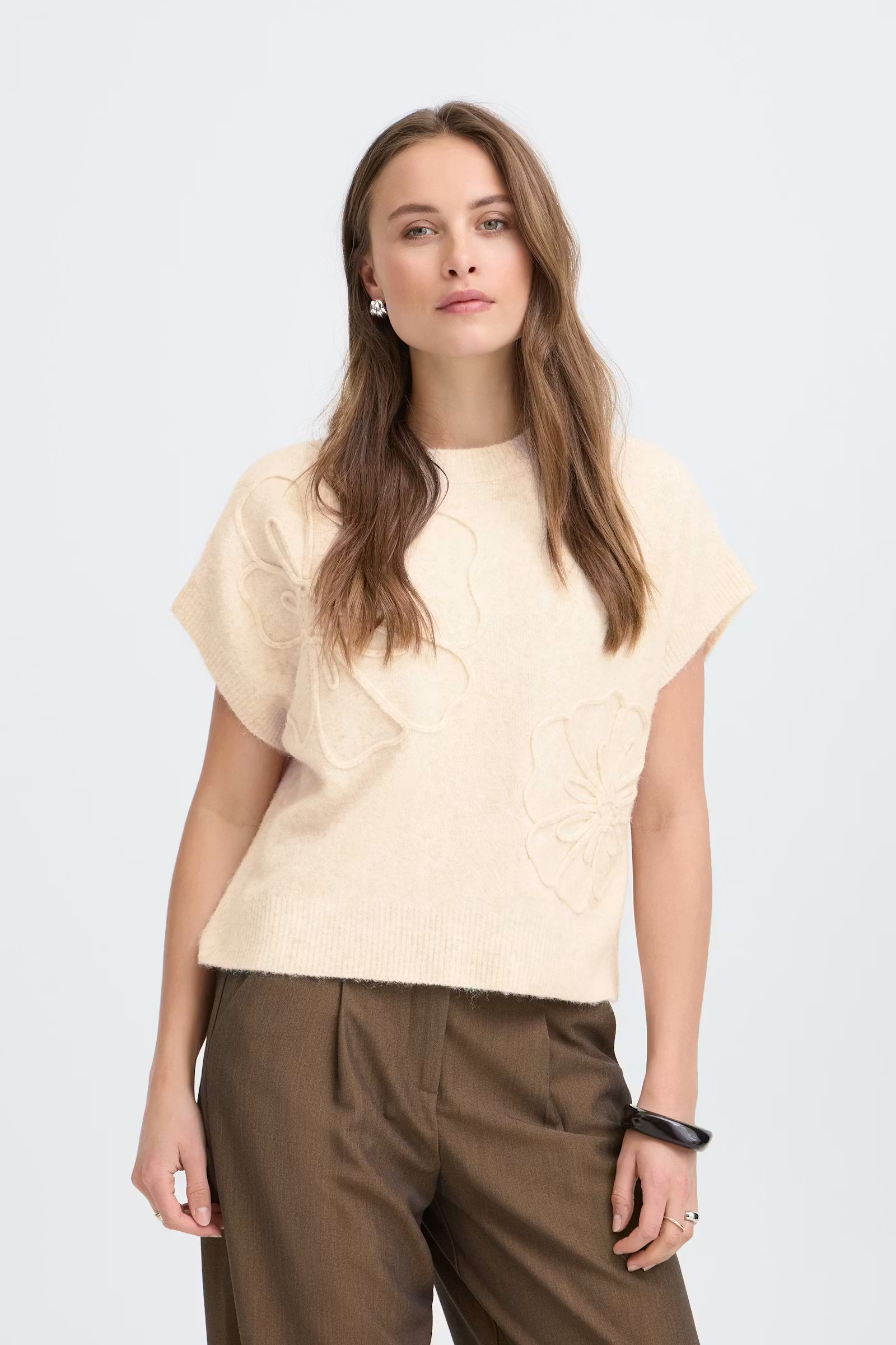 Omea Slipover in Birch Melange by b.young