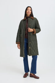 Long Bellini Coat in Rosin by b.young