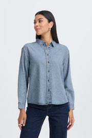 Levena Shirt in Light Blue Denim by b.young