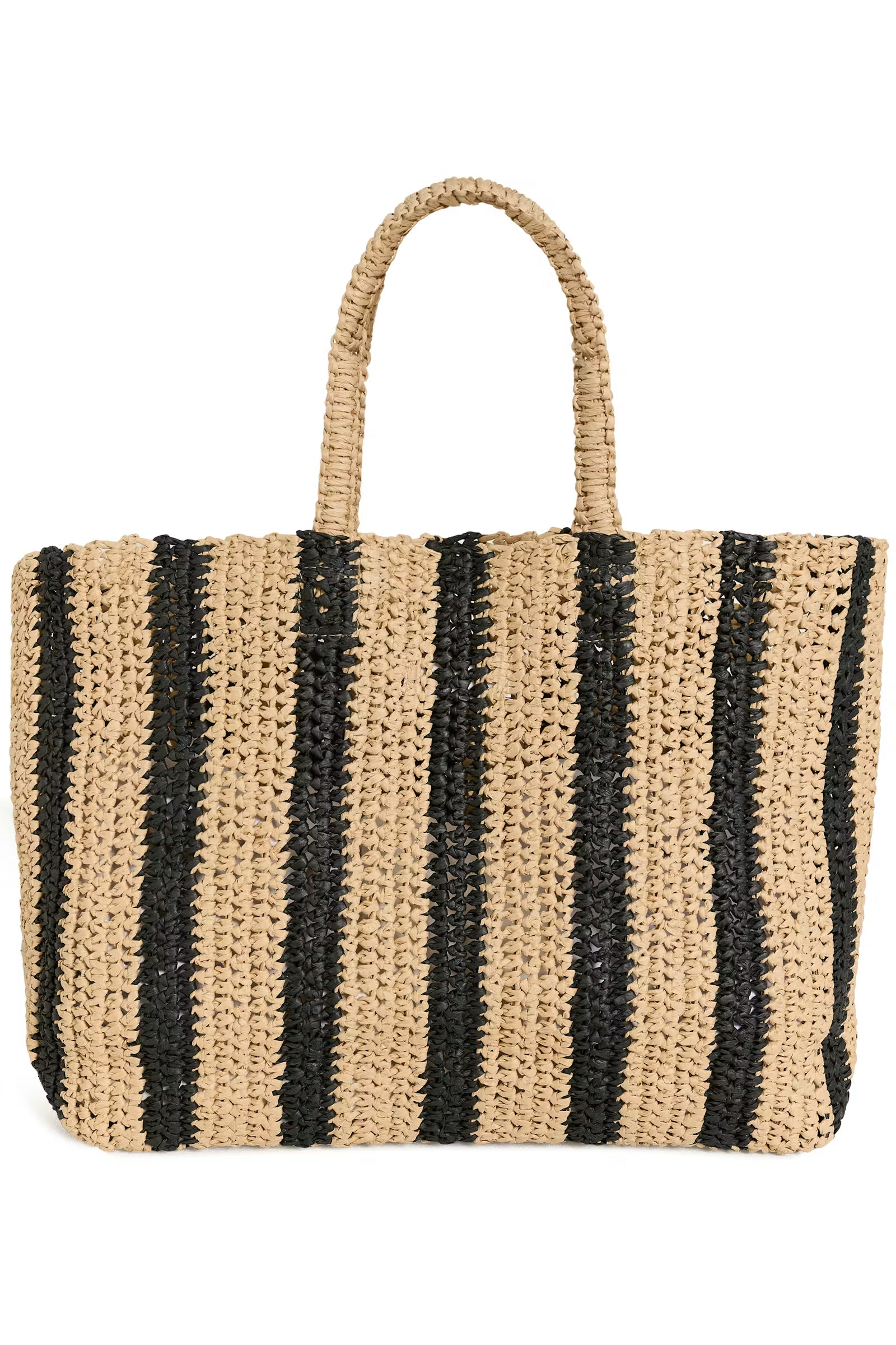 Giorgia Bag in Natural and Black by Part Two
