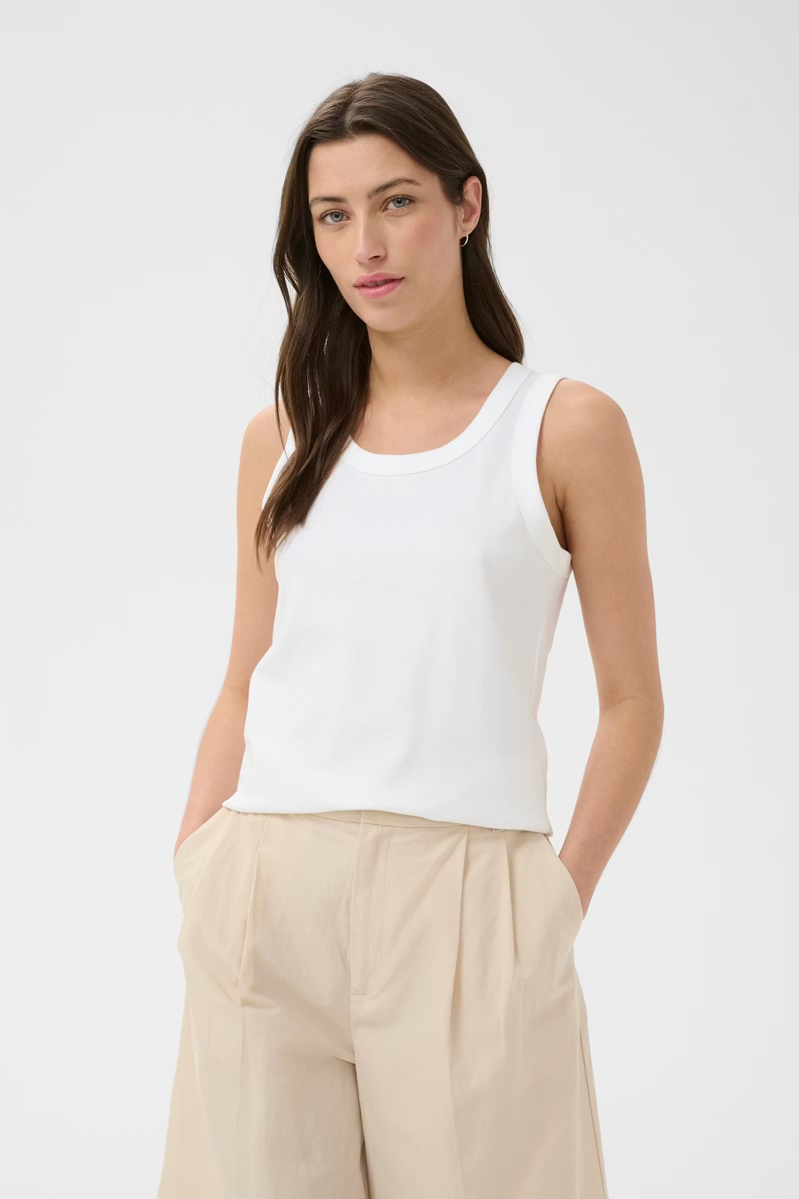 Bessy Tank in Bright White by Part Two