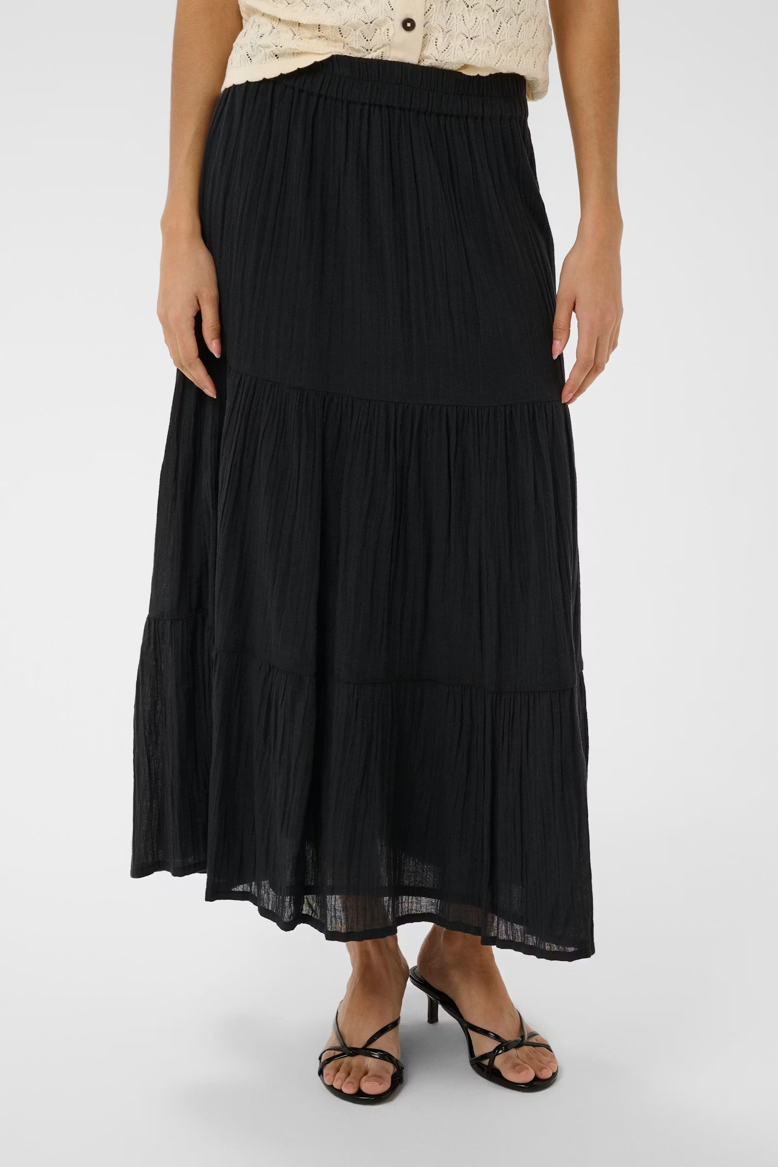 Raafa Skirt in Black by Saint Tropez