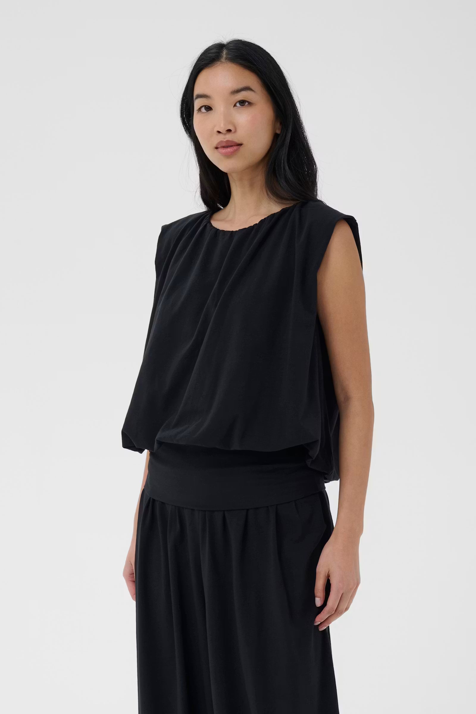 Berthine Top in Black by Part Two