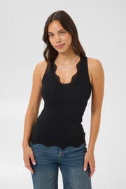 Ulissy Tank Top in Black by Saint Tropez