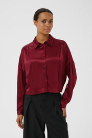 Dynya Shirt in Biking Red by Part Two