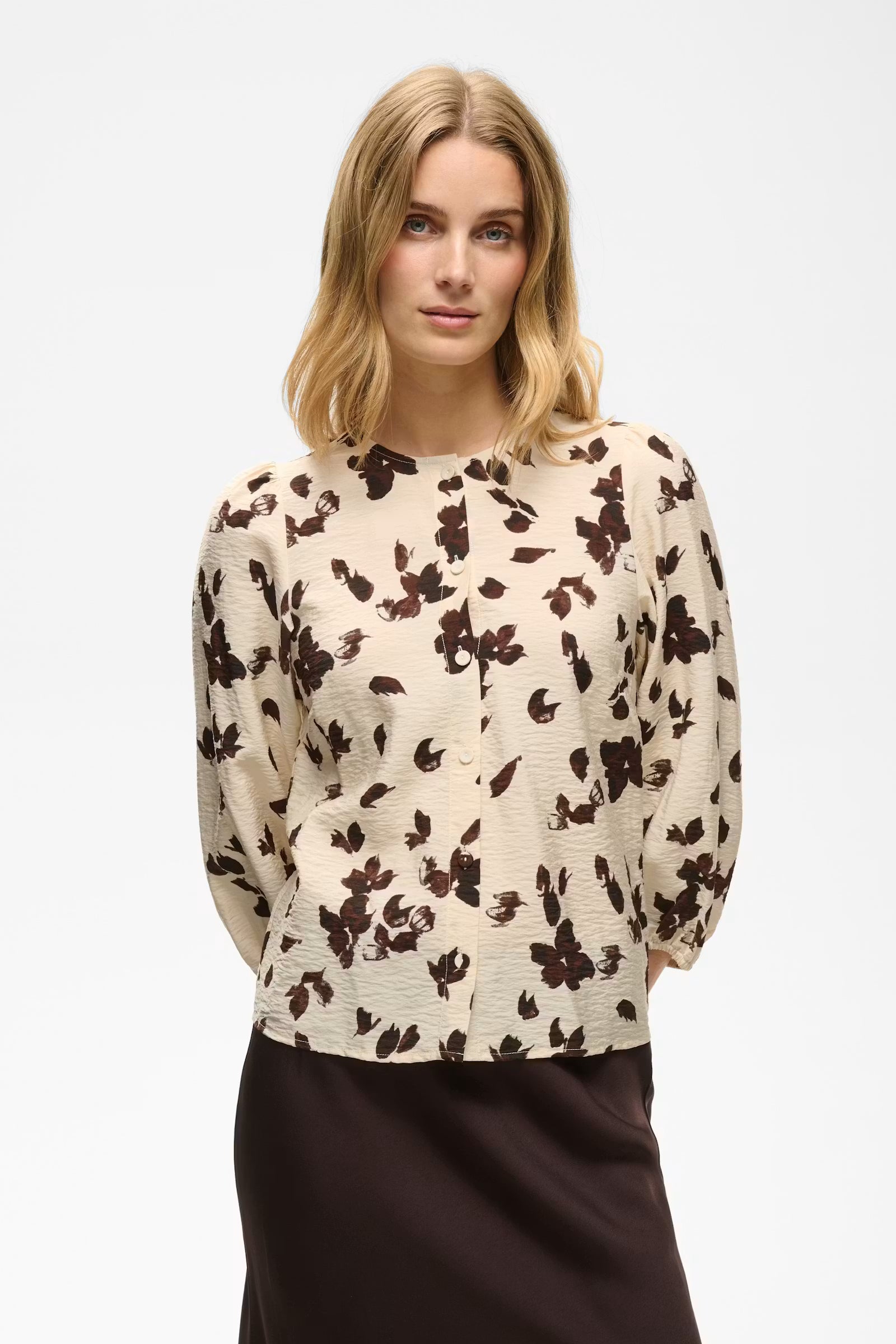 Channie Shirt in Oatmeal Feather by Part Two