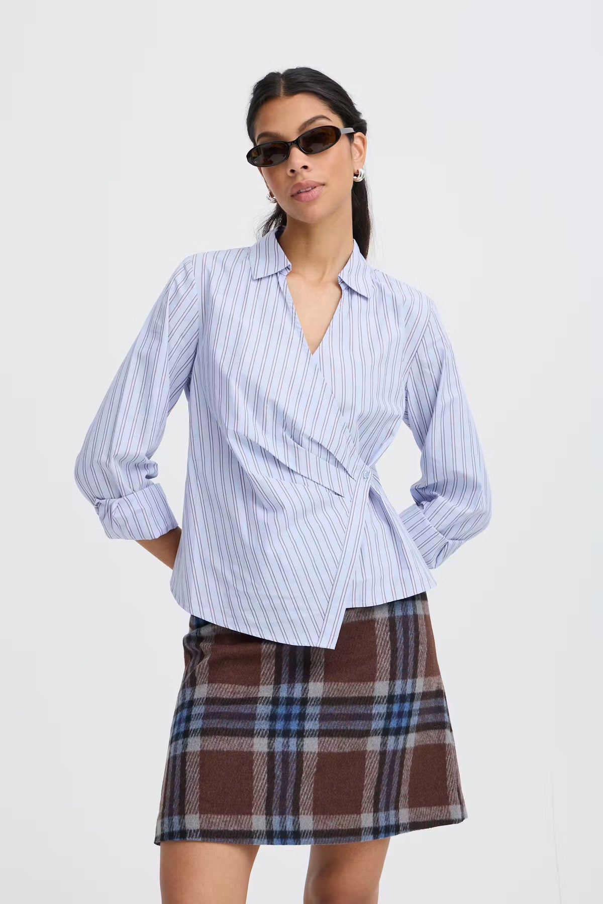 Hene Wrap Shirt by b.young
