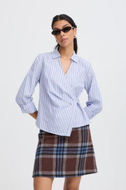Hene Wrap Shirt by b.young