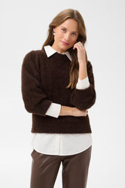 Banni Pullover in Chocolate Brown by Saint Tropez