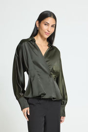 Ruth Shirt in Rosin by ICHI