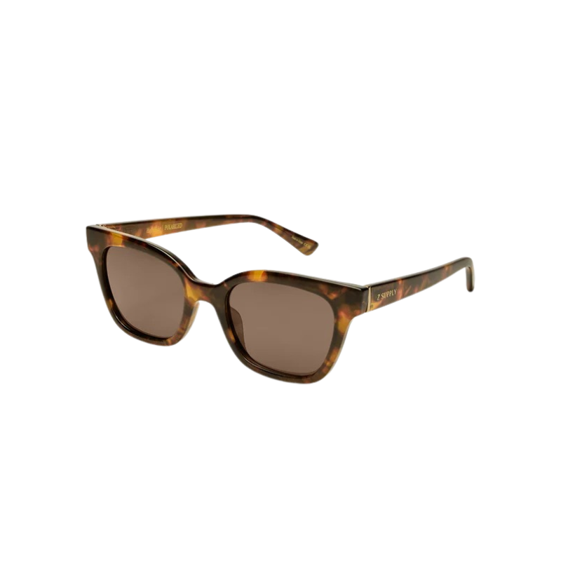 High Tide Tortoise Brown Sunglasses by Z Supply