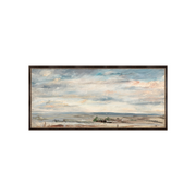 Cloud Study with Marshlands 19"x9"