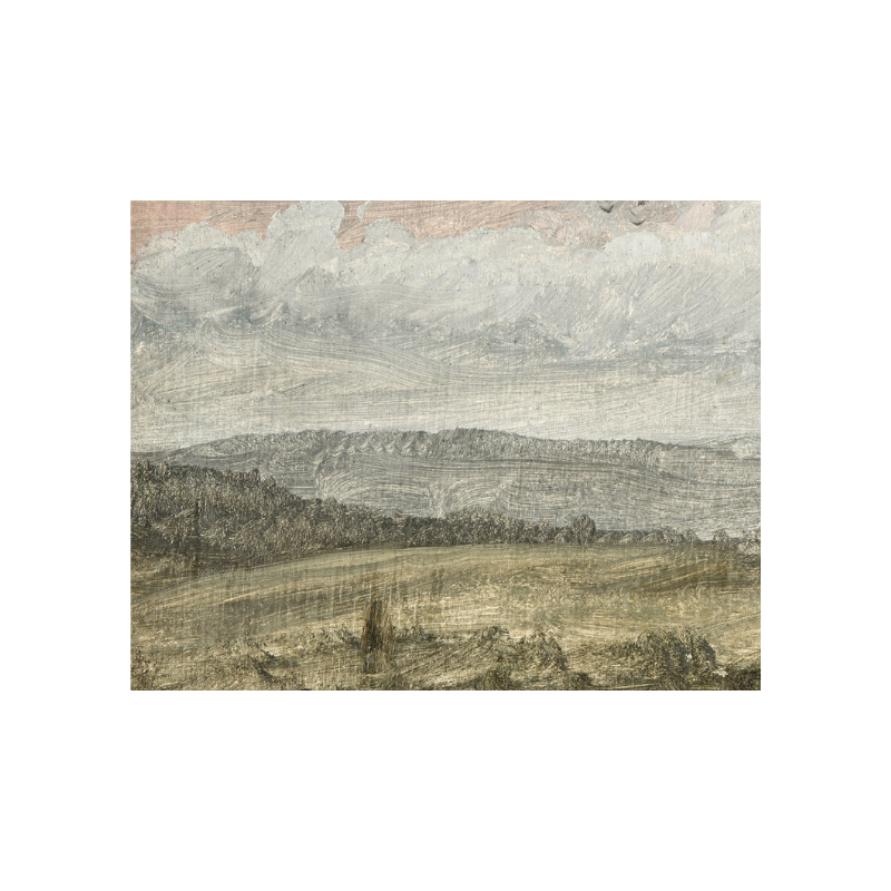 Hudson River School - Clouds Hudson Valley 1870 - 18"x14"