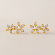 Lily Climber Earrings in Clear by Lover's Tempo