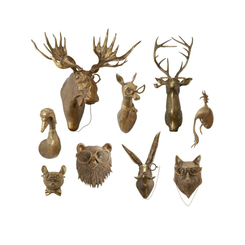 E+E Emerson the Pheasant Brass Wall Mount