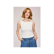Naia Tank in White by Gentle Fawn