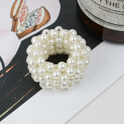 Pearl Bead Hair Scrunchie