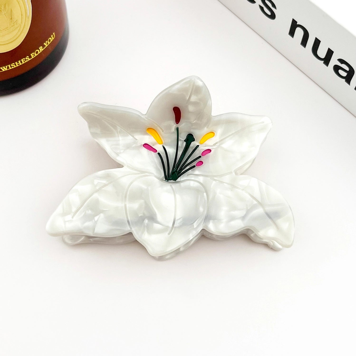 Acetate Lily Flower Hair Clip