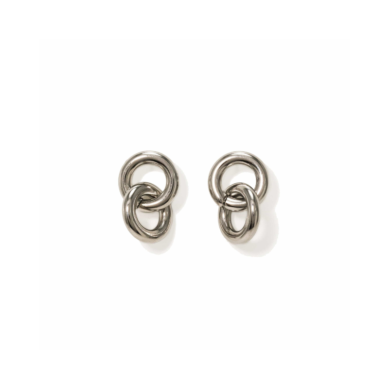 Linx Waterproof Silver Earrings by Lover's Tempo