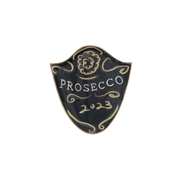 Enameled Metal Tray Prosecco