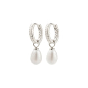 Elliana Earrings in Silver by Pilgrim