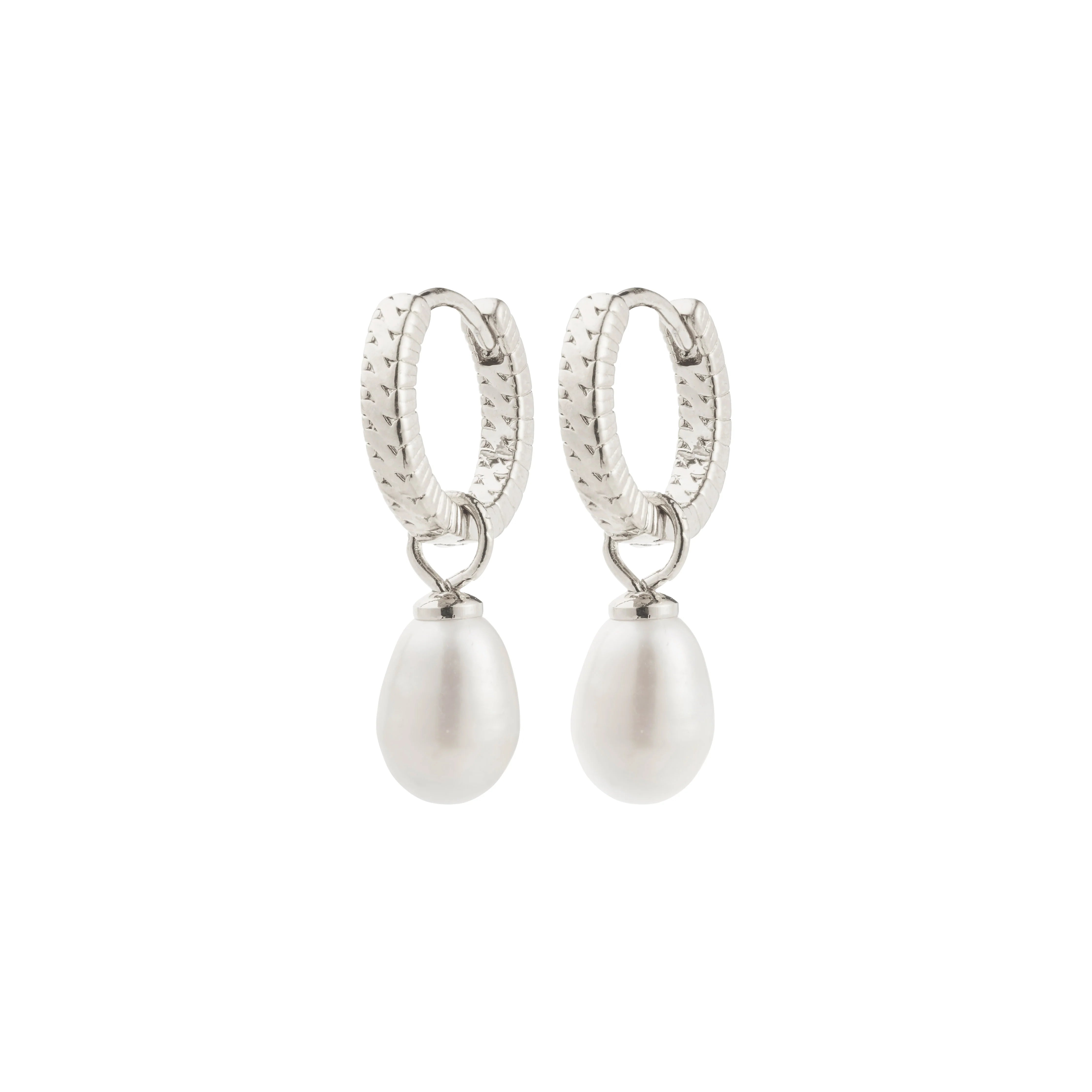 Elliana Earrings in Silver by Pilgrim