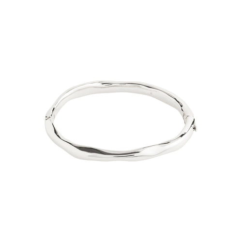 Haze Bangle in Silver by Pilgrim