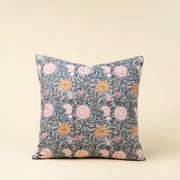 Block Print Pillow in Blue 20x20
