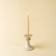 Cream Palm Tree Candle Holder in Small